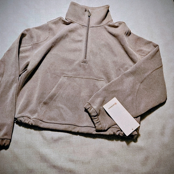 lululemon athletica Tops - NEW Lululemon Brushed Softstreme Half-zio